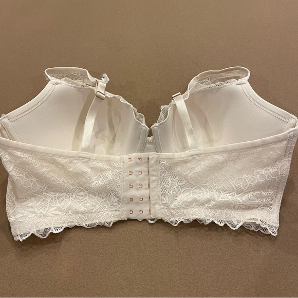 aerie Balconette Ivory Lace Bra Size 38DD - Picture 4 of 8